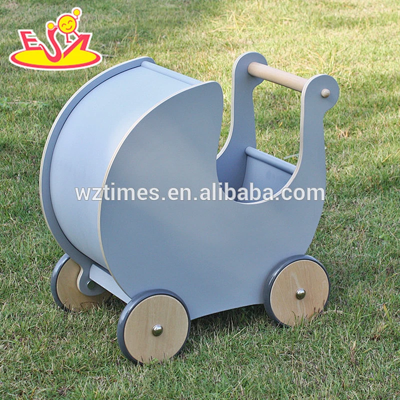 2018 Neues Design Holz Baby Walker Spielzeug Kinder Holz Baby Walker Spielzeug schöne Holz Baby Walker Spielzeug W16E062