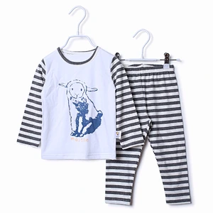 Cotton Kids Sleeping Wear Soft Cartoon Print pajama Winter Suits Clothes