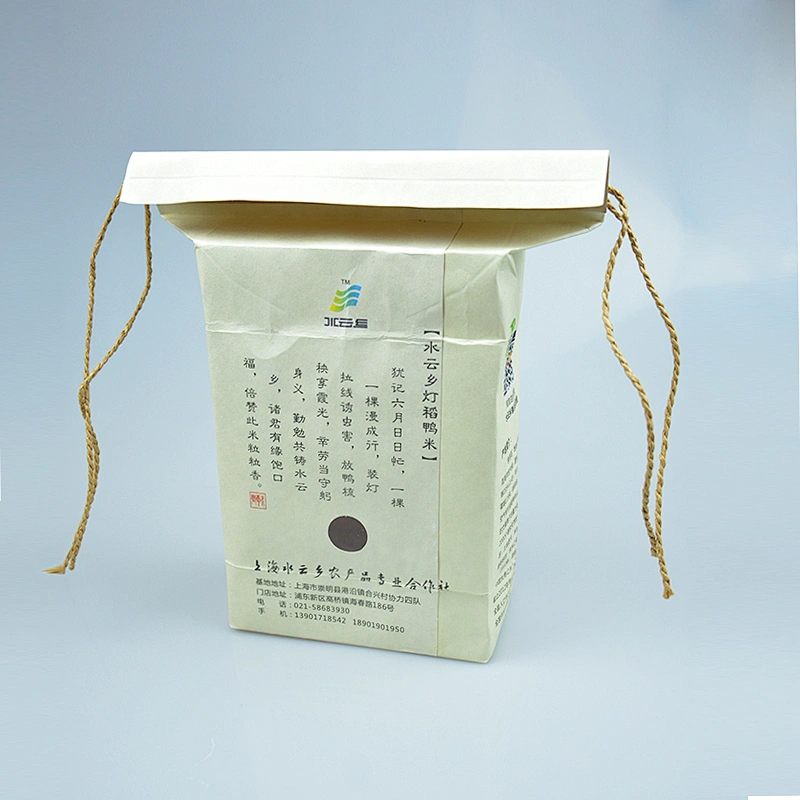kraft paper bag for packing rice
