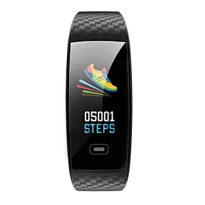 2019 New Bluetooth smart bracelet IP67 with biosensor for men and Women sport wrist band watch