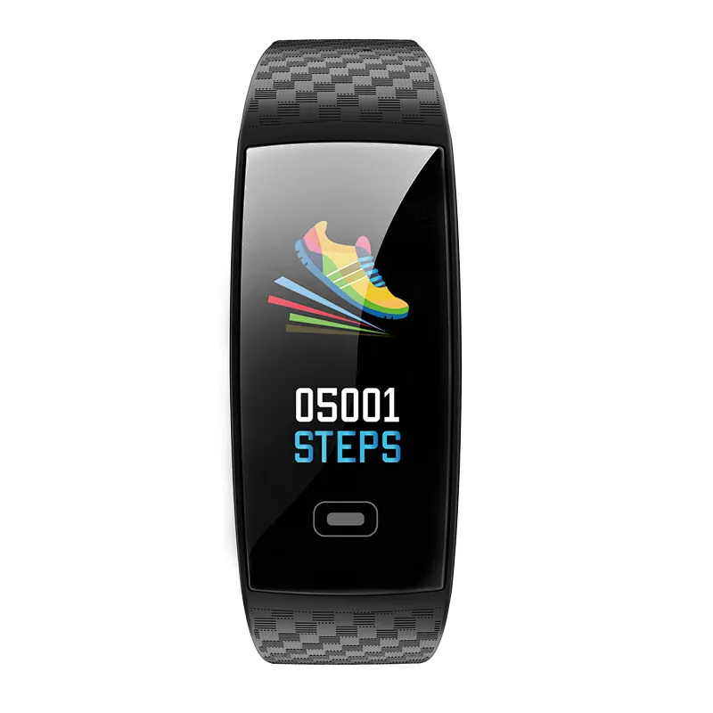 2019 New Bluetooth smart bracelet IP67 with biosensor for men and Women sport wrist band watch