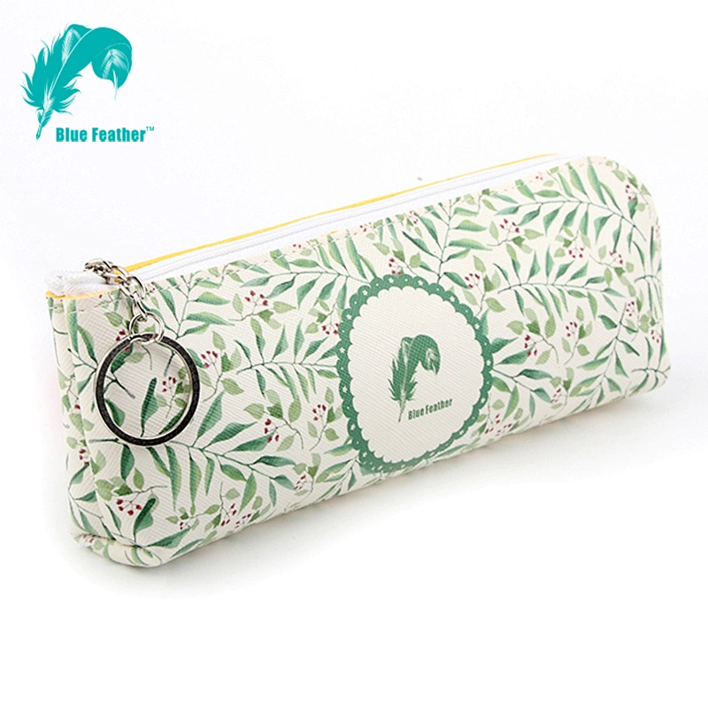 Kids pu leather pencil bag and pencil case factory