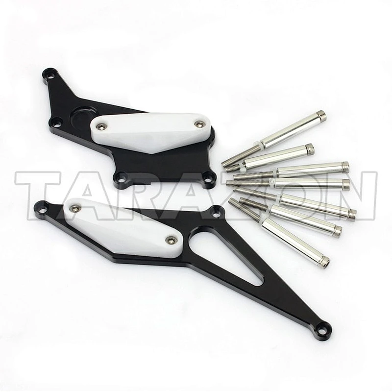 CNC Milling Aluminum Motorcycle Parts Motorcycle Engine Sliders For Yamaha MT 07