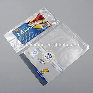 good quality transparent color printing PE food bag