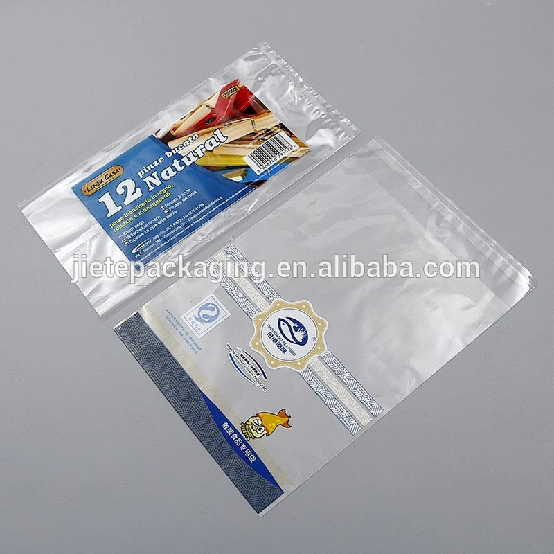 good quality transparent color printing PE food bag