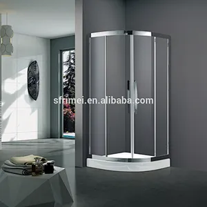 Bathroom Corner Tempered Glass Simple China Shower Room Cabin