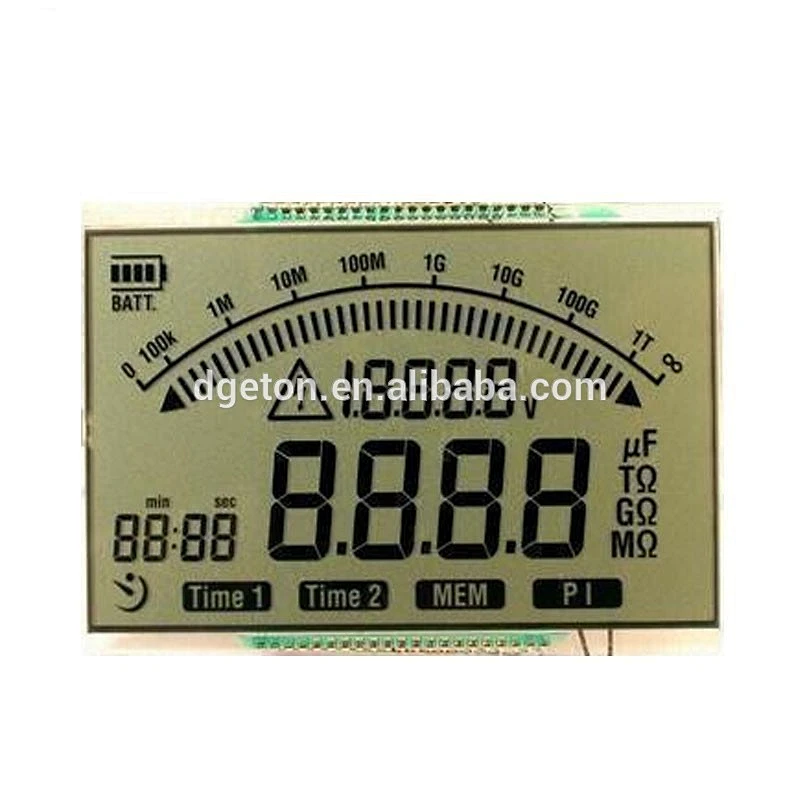 electronic device meter TN grey transparent LCD display module