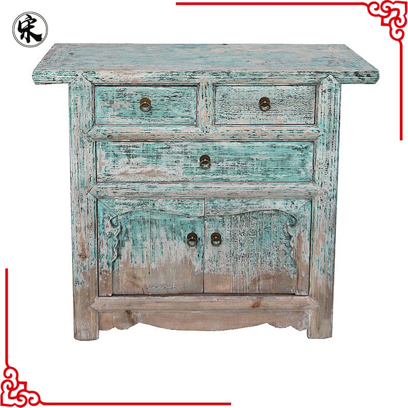 chinese antique reproduction & rustic wood distressed furniture for stores