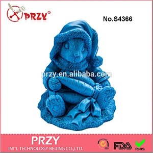 S4366 Rabbit with Carrot 3d Mold soap mold silicone mold for soap