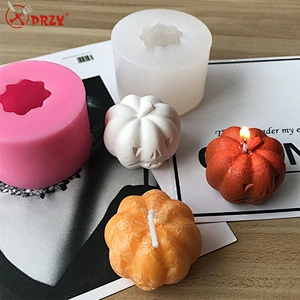 Halloween Pumpkin Light Candle Mold Silicone Mold For Soap Handmade Silicone Soap Mold