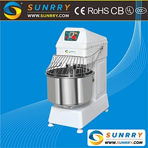 Commercial stainless steel electric spiral dough mixer making machine and bread dough kneader machine for sale