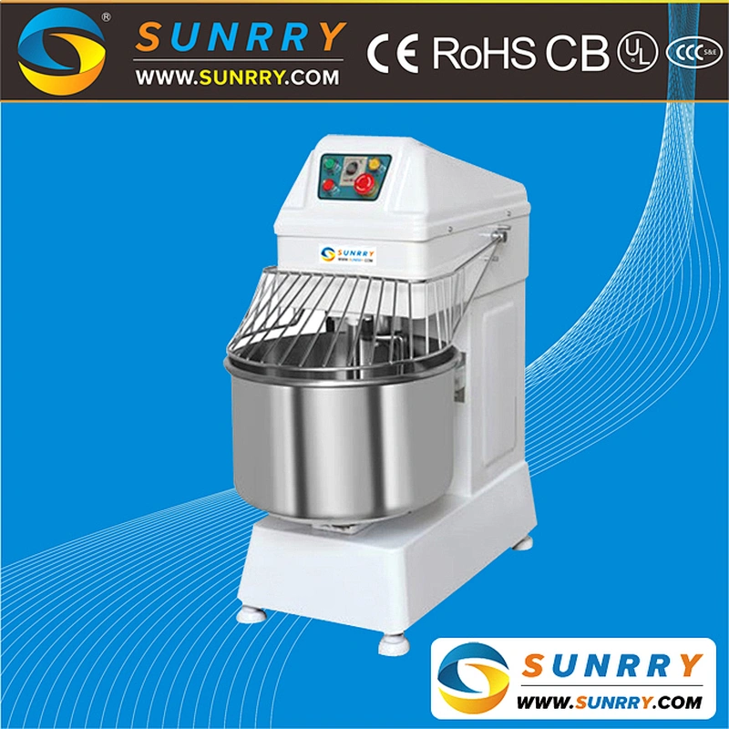 Commercial stainless steel electric spiral dough mixer making machine and bread dough kneader machine for sale