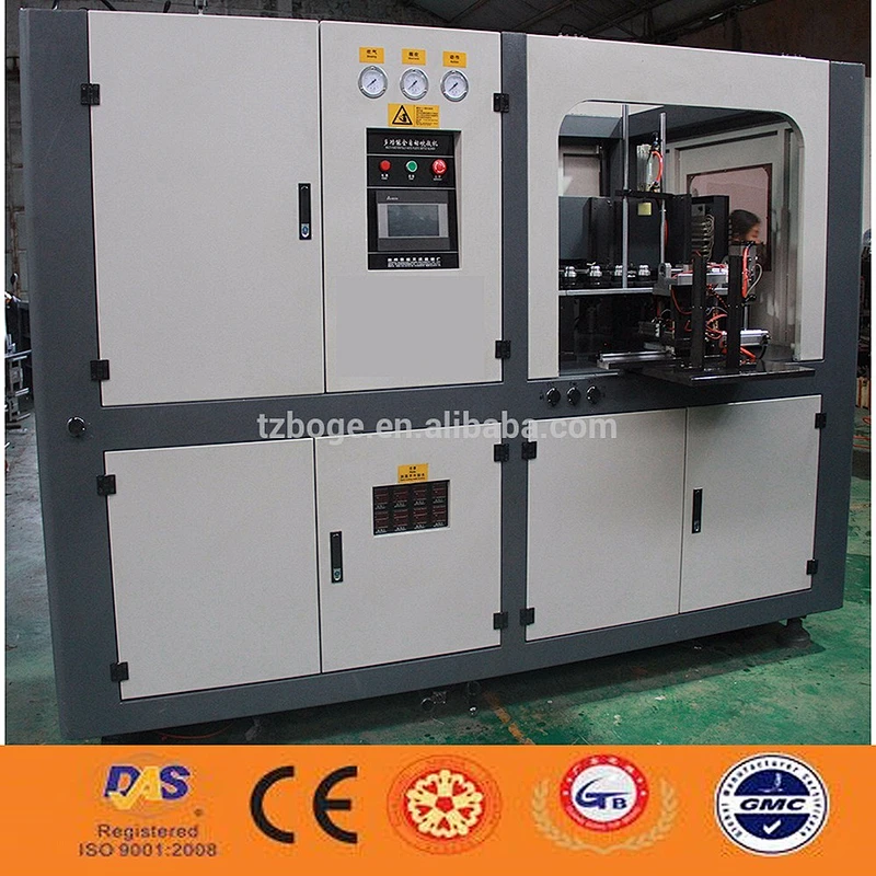 SEMI-AUTOMATIC PET water bottle blowing machine,2-cavity stretching blow molding machine.