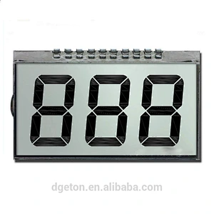 High quality 12 digits 7 segment LCD display OEM factory