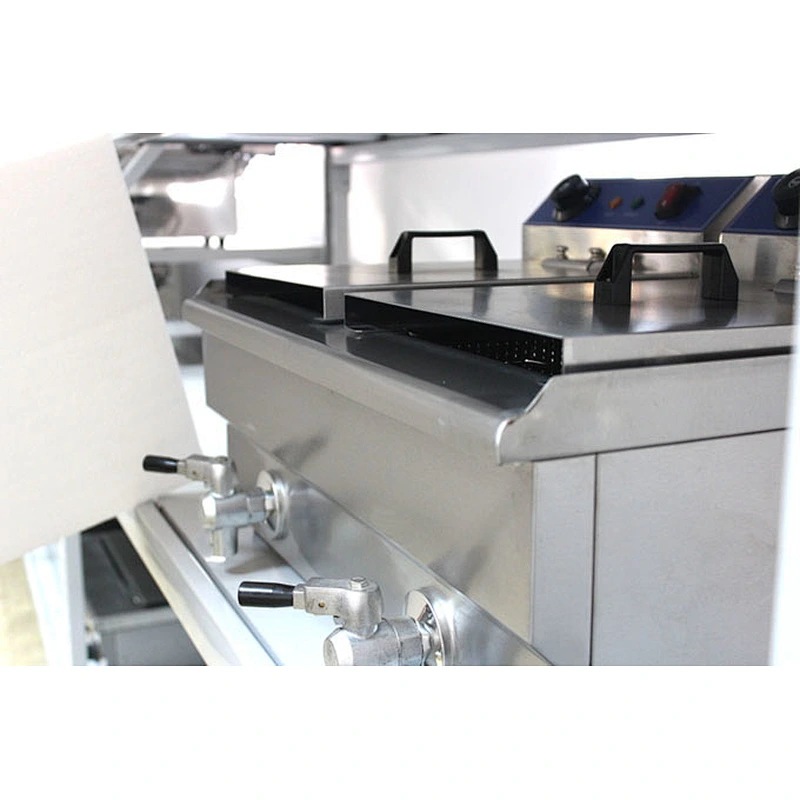 High Quality Counter Top Stainless Steel Electric Potato Twist Deep Fryer