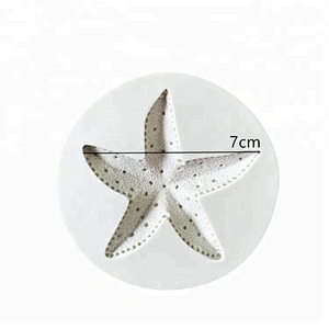 Starfish Fondant Silicone Mold for Cake Decoration DIY Soap Molds starfish Aroma Stone Mould