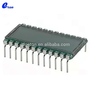 7 segment 3x1 3 DIGIT REFLECTIVE TN LCD