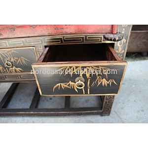 chinese antique furniture Phoenix Robe Wardrobe armoire bedroom furniture