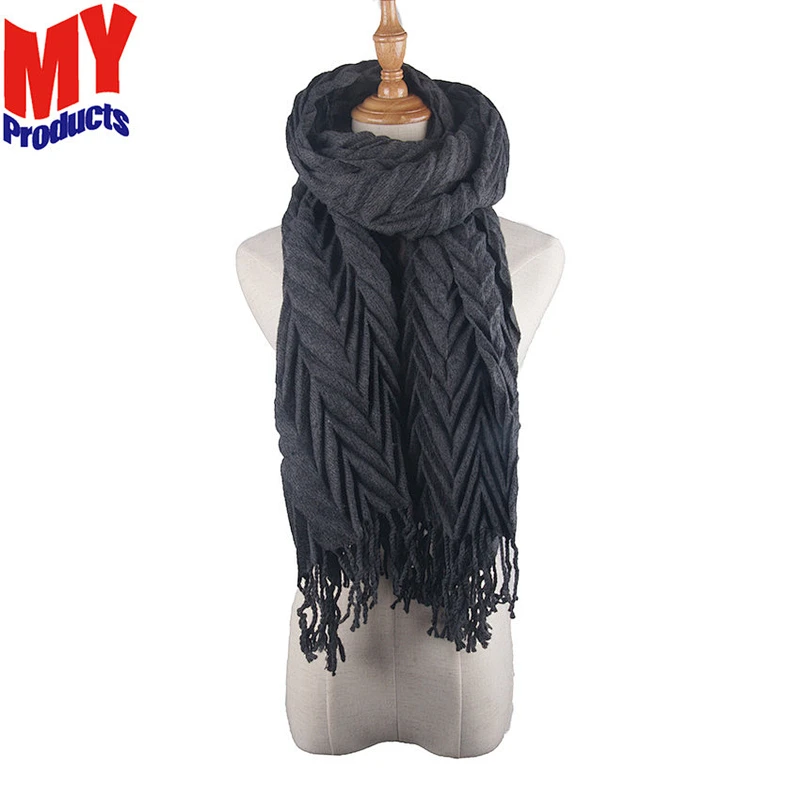 Shahtoosh shawl chevron cotton scarf polyester scarf
