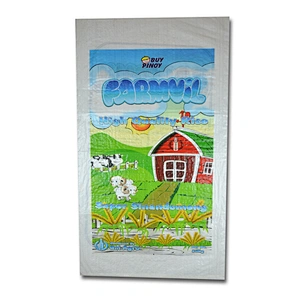 China manufacture woven plastic bag corn seed bag rice bag 25kg