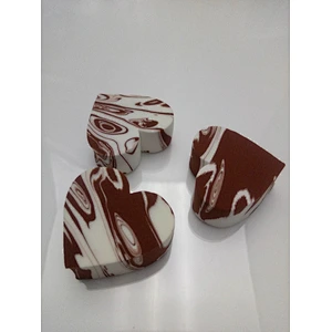 Wholesale heart shape cosmetics sponge puff latex free makeup sponge