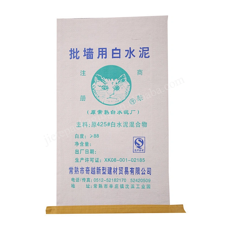 20kg Cheap white kraft paper laminated plastic pp woven cement bag compound bags for tile adhesive,mortar,gypsum