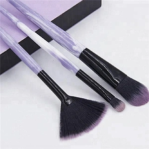 9pcs Marble Design Handle Cosmetics Makeup Brush Set