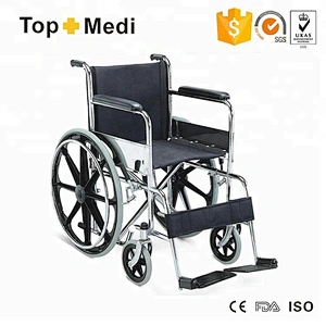 Economic price rehabilitation used manual steel wheelchair