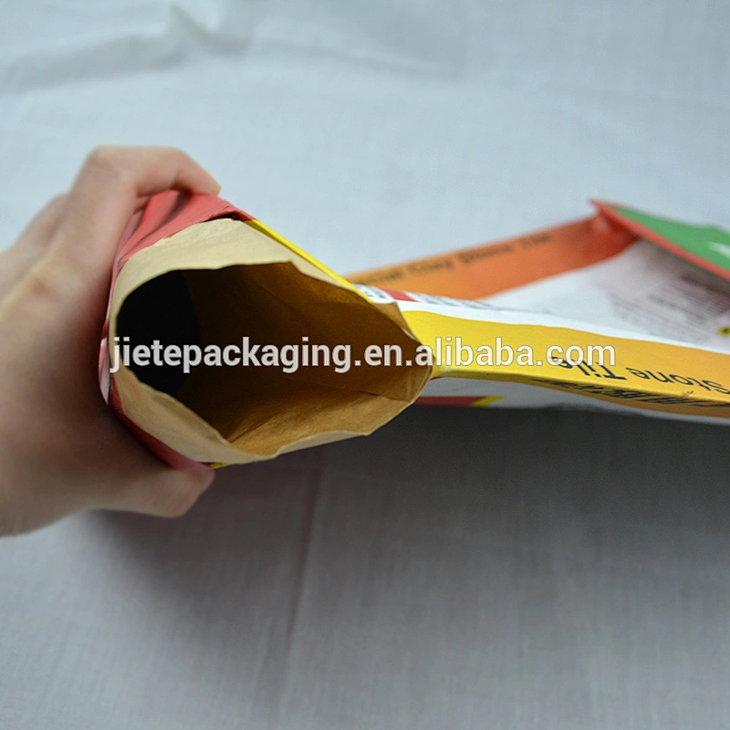 oem design 25kg 20kg cement bag for special clay stone tile,wall putty bag