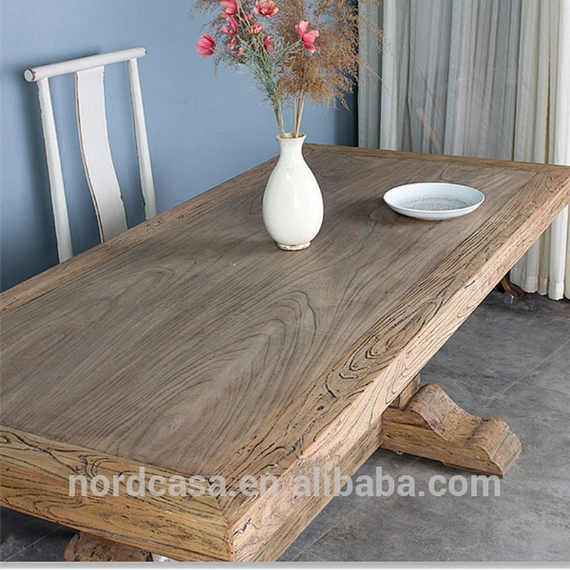 Rustic Solid Wood Dining Table