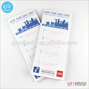 custom logo funny paper memo pads