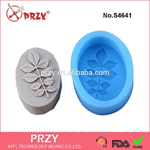 S4641 DIY oval soap mold flower mold for soap Wholesale silicone mold for soap