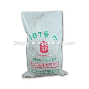 Wall sand, putty, glue, cement filling PP woven bag