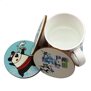 Fashion mdf placemats and coasters for Bar Accessory Home Decoration