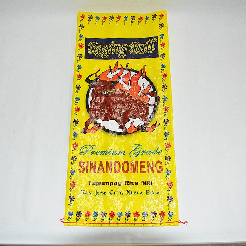 wholesale 10kg pp woven basmati rice packing bag