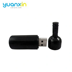 Novelty Products Red Wine Bottle Usb Flashdisk Usb Flash Stick With Personalized