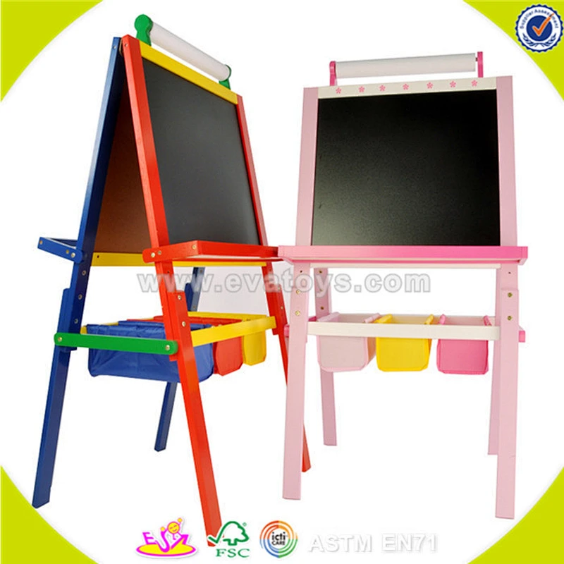 wholesale top sale wooden kids easel toys for kids,Cheap wooden kids easel toys, best quality wooden kids easel toys W12B049A