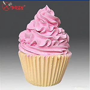 Factory price 3D silicone soap Candle Mould Ice Cream Cup Cake Molds Fondant Cake Decoration Mold