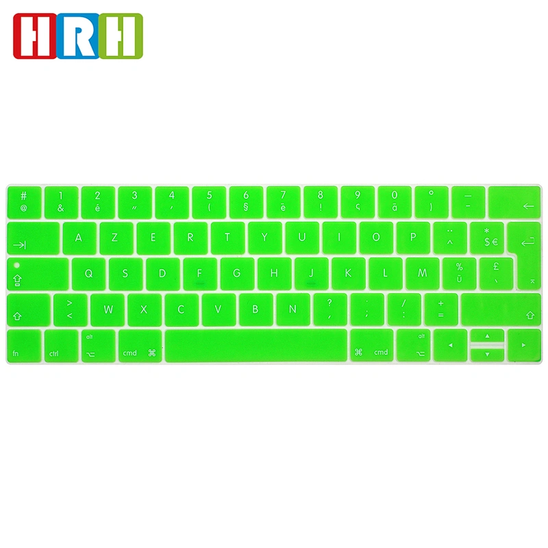 French Silicone Custom Laptop keyboard cover keyboard protector For macbook pro With Touch Bar A1706 A1707 European Version