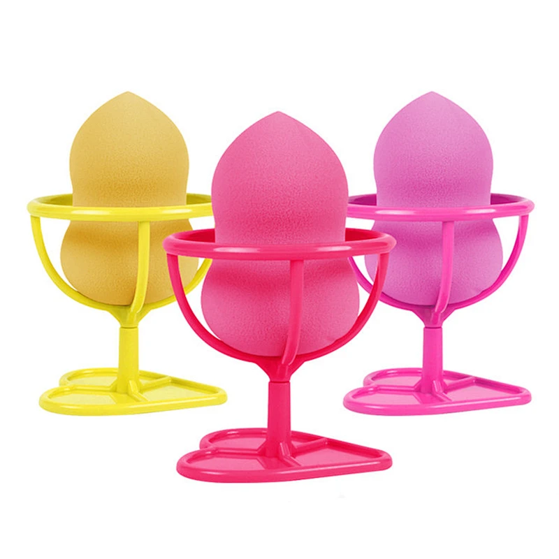 Makeup Sponge Puffs Display Holder Water Drop Cosmetic Puff Display Stand Bracket Gourd Puff Egg Drying Holder Support Tool