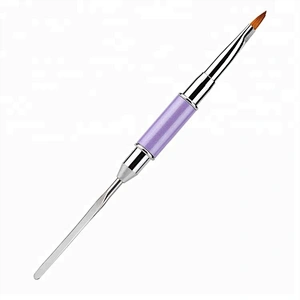 Custom Logo Double-ended Painting Gel Makeup Acrylic Nail Brush Nail Art Brush Set Professional