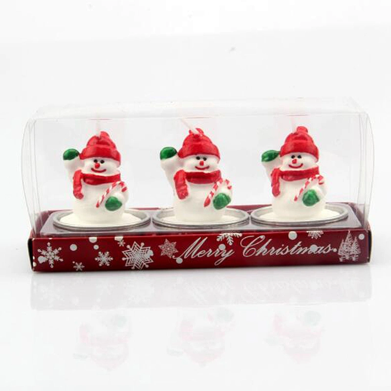 China Suppliers in Stock Promotional Christmas Candle Hotel Canteen Home Party Christmas Crafts Creative Christmas Ornament