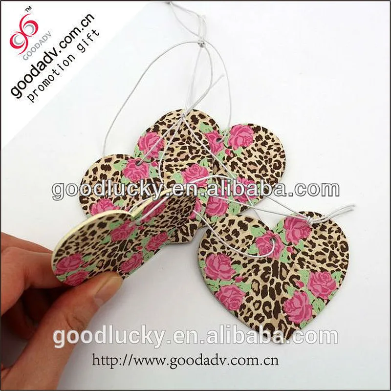 advertising promotional air freshener for car