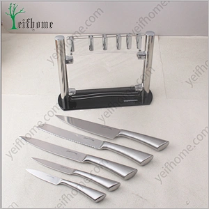 Professional 6pcs stainless steel kitchen equipment knife