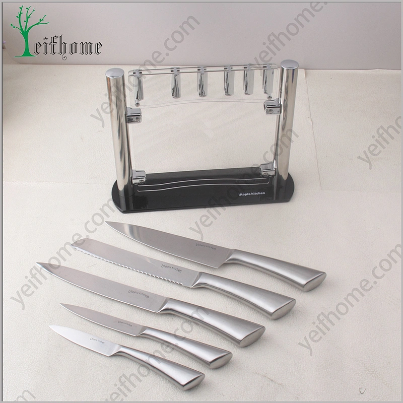 Professional 6pcs stainless steel kitchen equipment knife