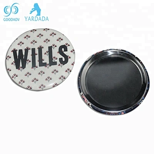 Beauty personal care single side custom small hand mirror / pocket mirror wholesale
