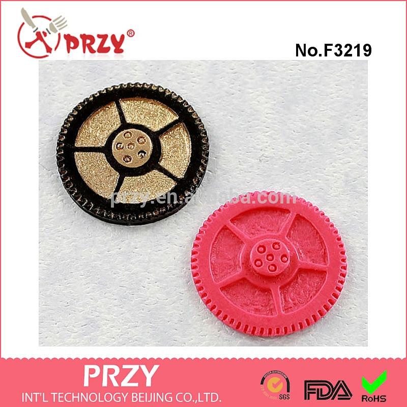 F3219 Steampunk Gear Mold Mould Polymer Clay Resin Wax Jewelry Mold