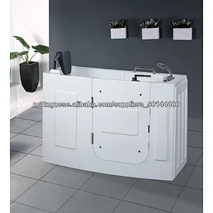 Clear Acrylic Deep Opening Bathtub Old People And Disabled People