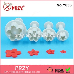 Eco-friendly Y033 plastic fondant cake decorating mold