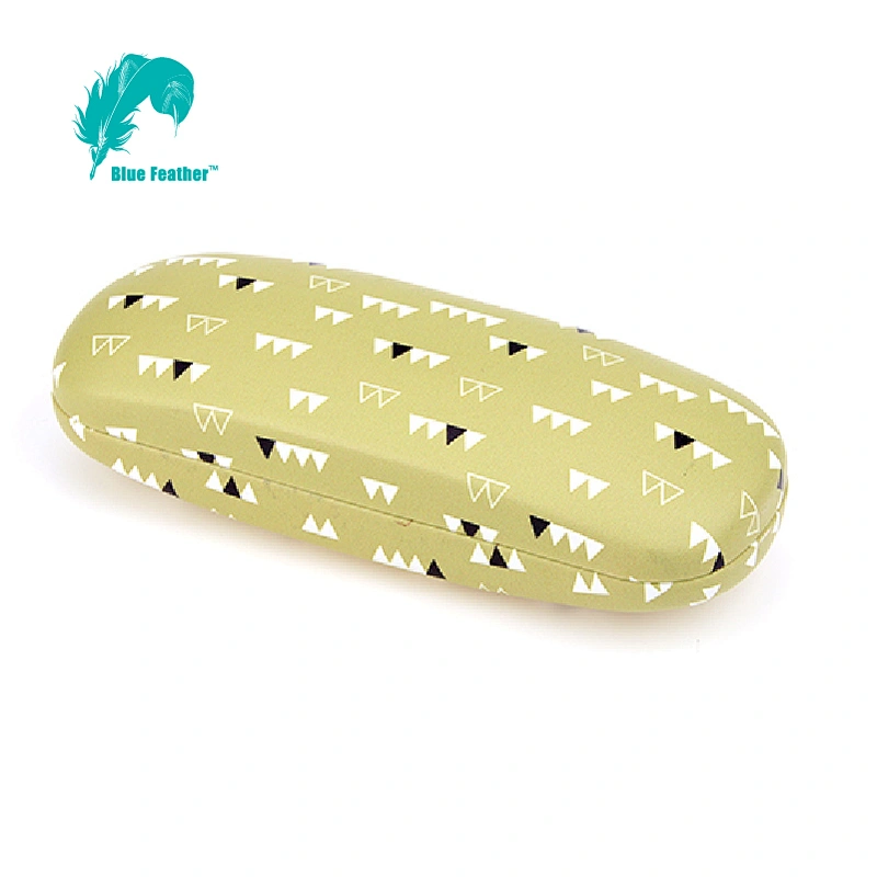 Modern Assorted Triangle Print Glasses Case for Everyday Storage